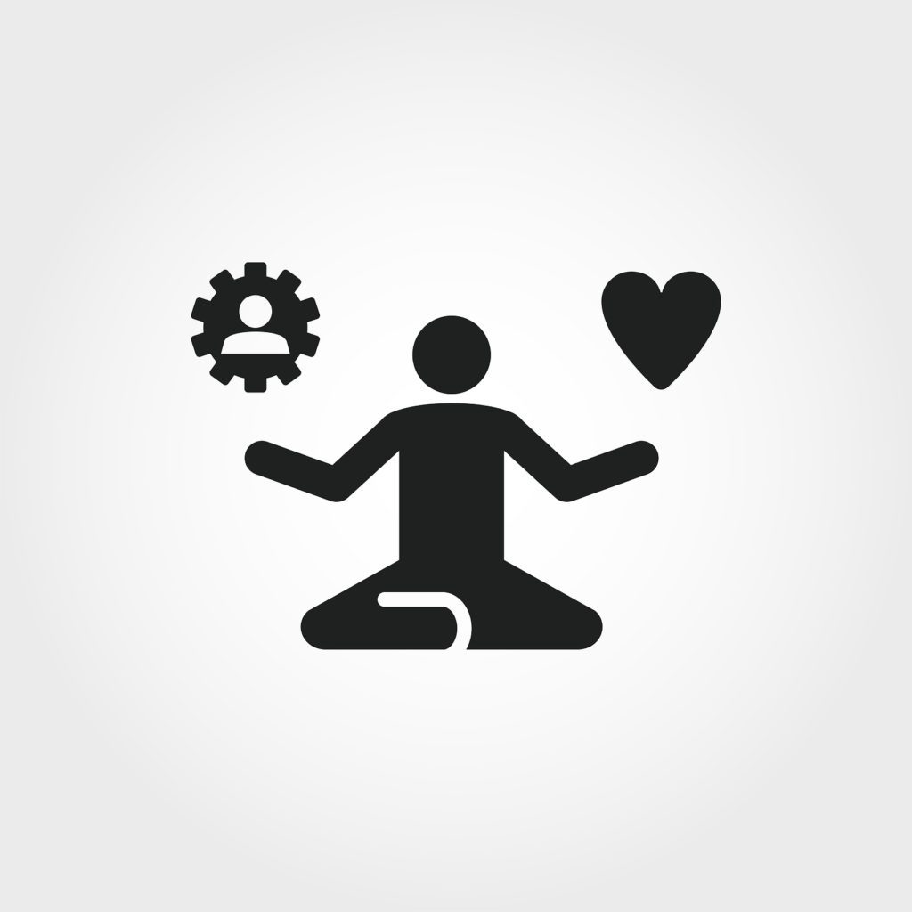 Stress Management Meditation Icon